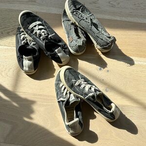 ****THREE PAIR FOR ONE PRICE!!!**
Black and Gray Sneakers